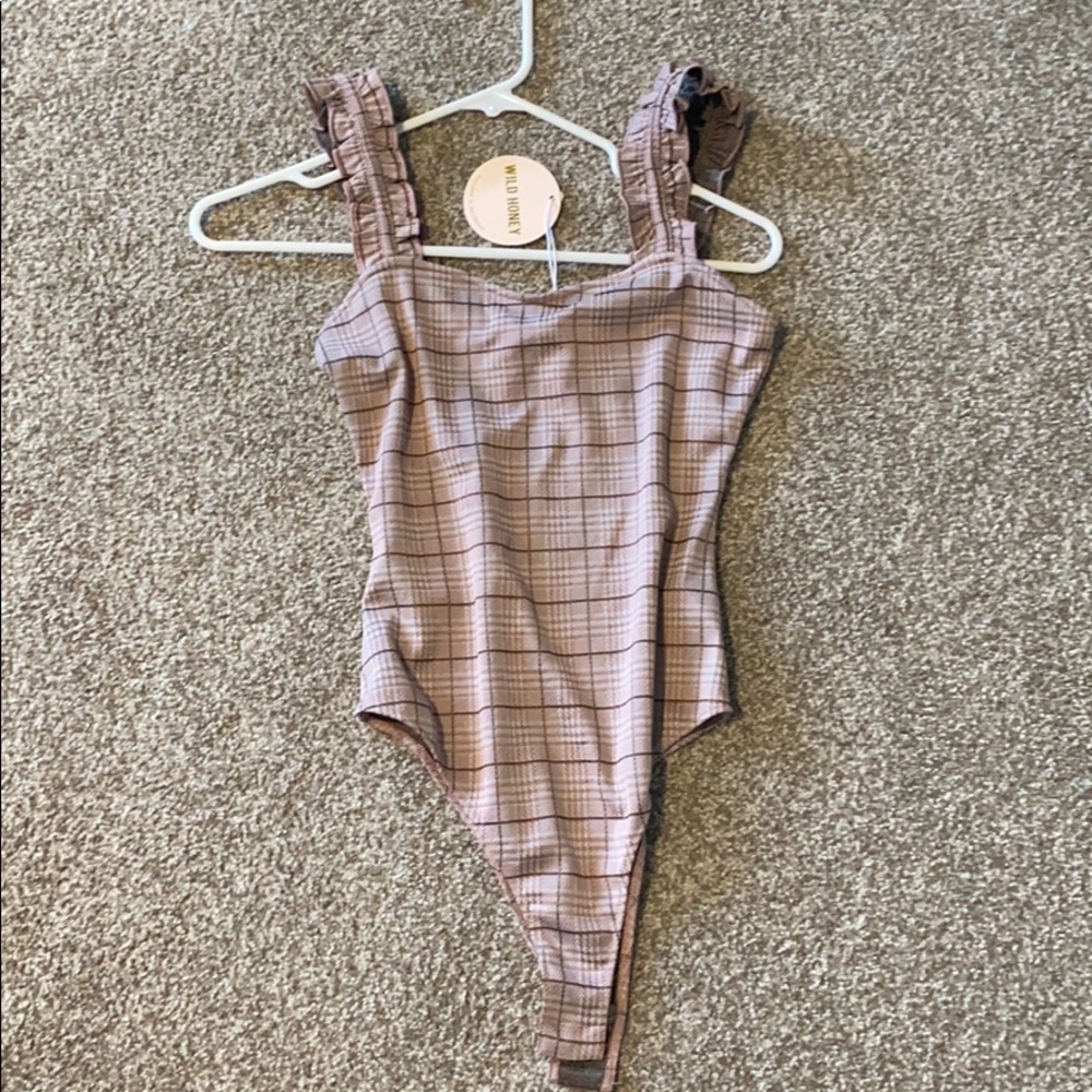 (New) plaid body suit